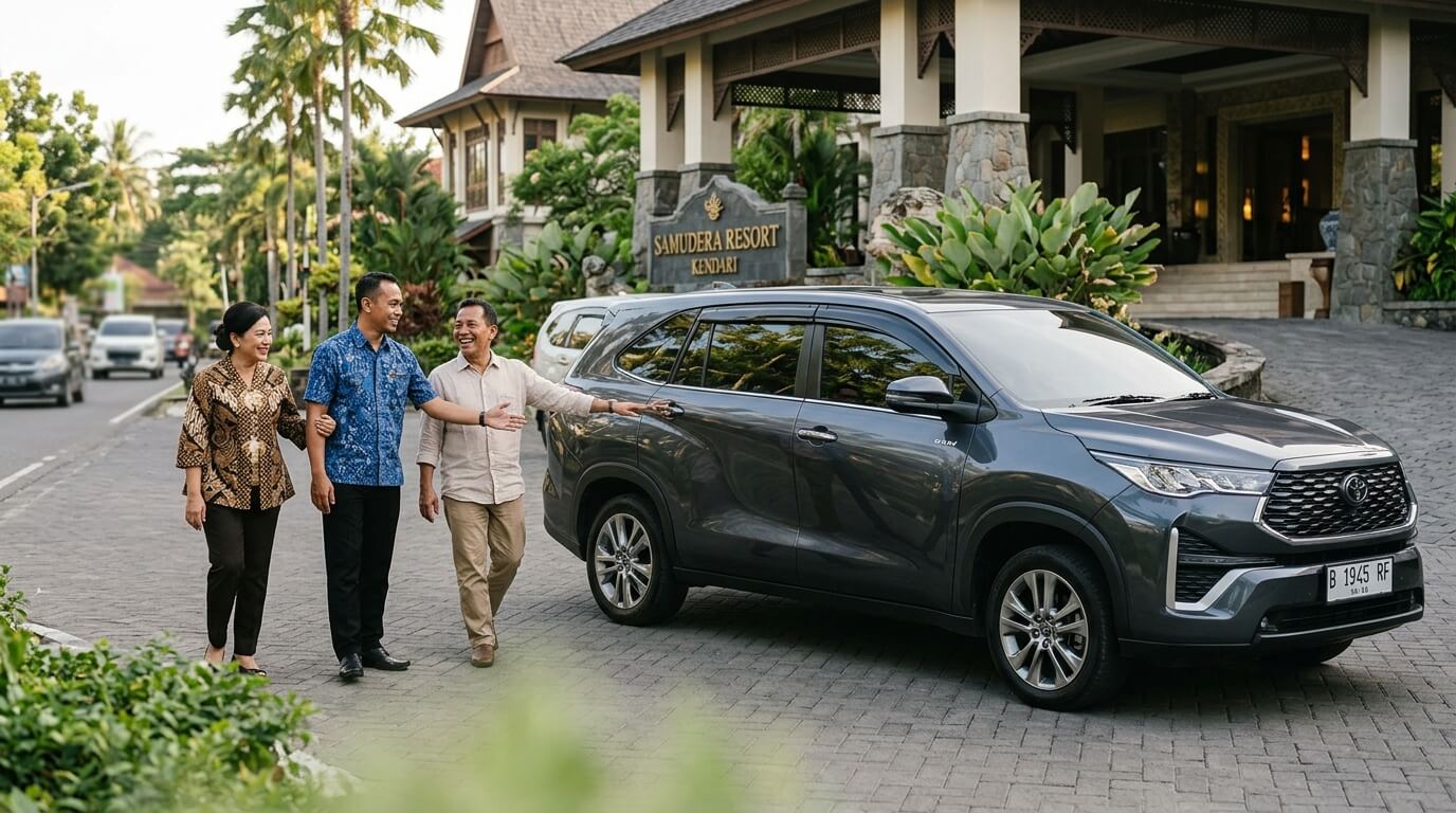 Rental Mobil Kendari Lepas Kunci atau Dengan Driver